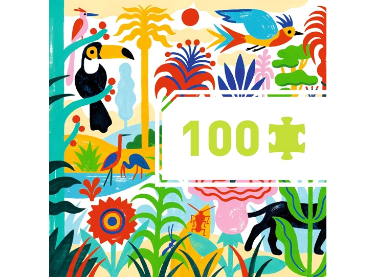 Puzzel-gallery-100-stukken-Jungle