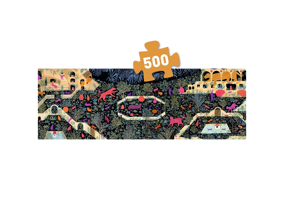 Puzzel-gallery-500-stukken-The-Kingdom-of-Cats