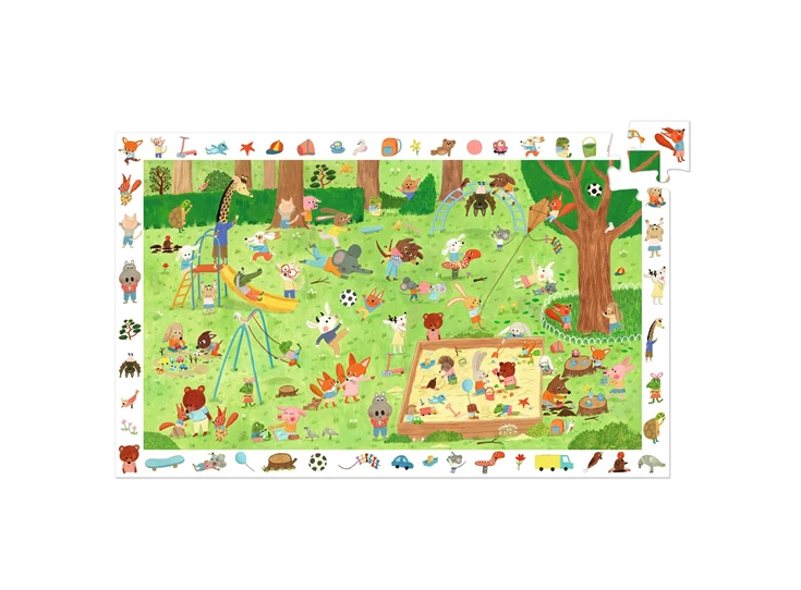 Puzzel-Kleine-Vriendjes-op-het-plein-35-stukjes