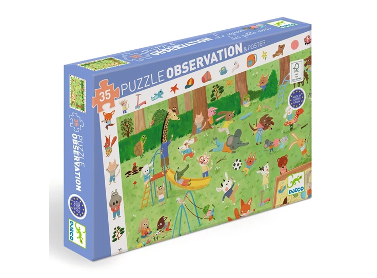 Puzzel-Kleine-Vriendjes-op-het-plein-35-stukjes