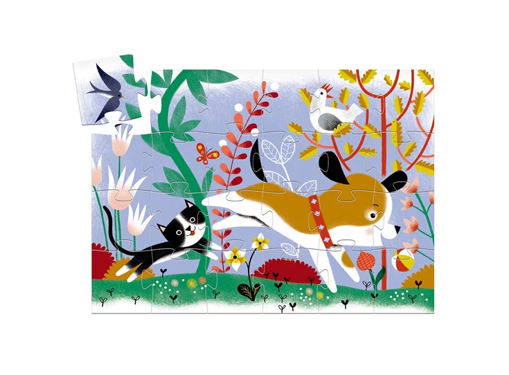 Puzzel-silhouette-24-st-Firmin-kleine-Hond