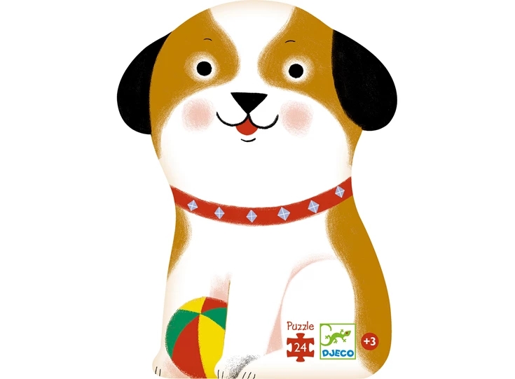 Puzzel-silhouette-24-st-Firmin-kleine-Hond