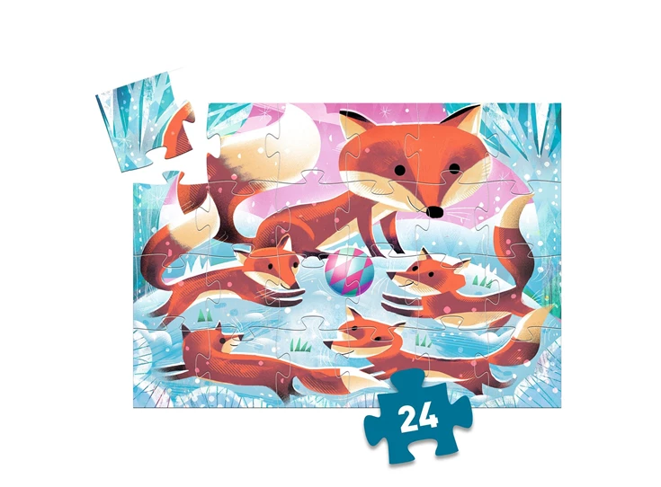 Puzzel-silhouette-24-st-Ginger-Kleine-Vos