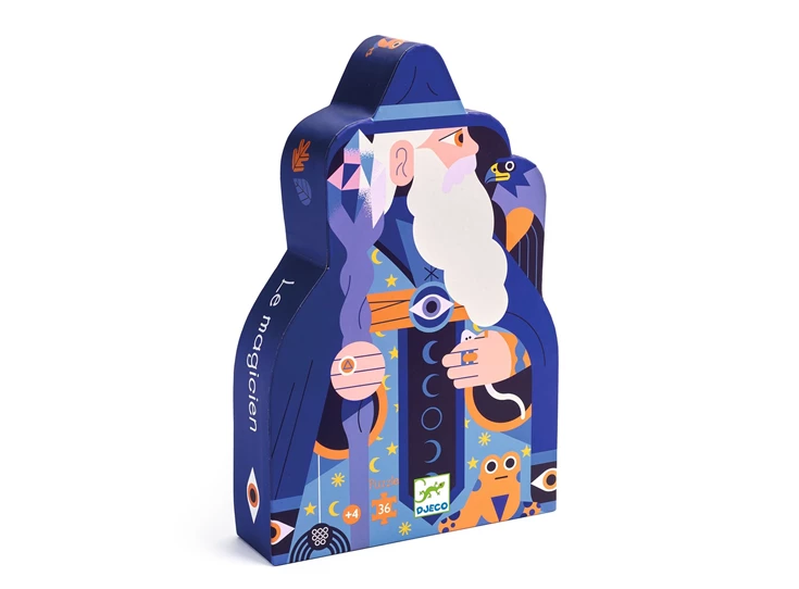 Puzzel-silhouette-36st-De-magier-met-zijn-toverstaf