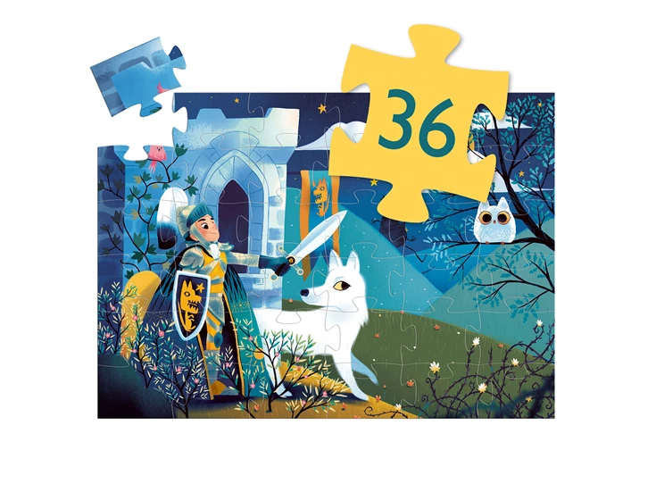 Puzzel-silhouette-36st-Ridder-van-de-Volle-Maan