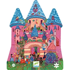 Puzzel-silhouette-54-stuks-Feeriek-kasteel