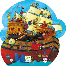 Puzzel-silhouette-De-boot-van-Barbarossa-54-stuks