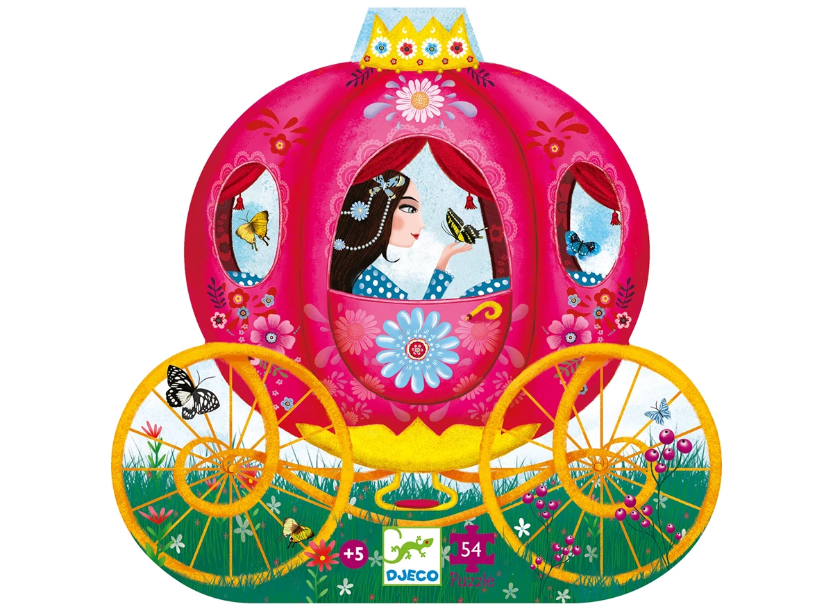 Puzzel-silhouette-De-koets-van-Elise-54-stuks