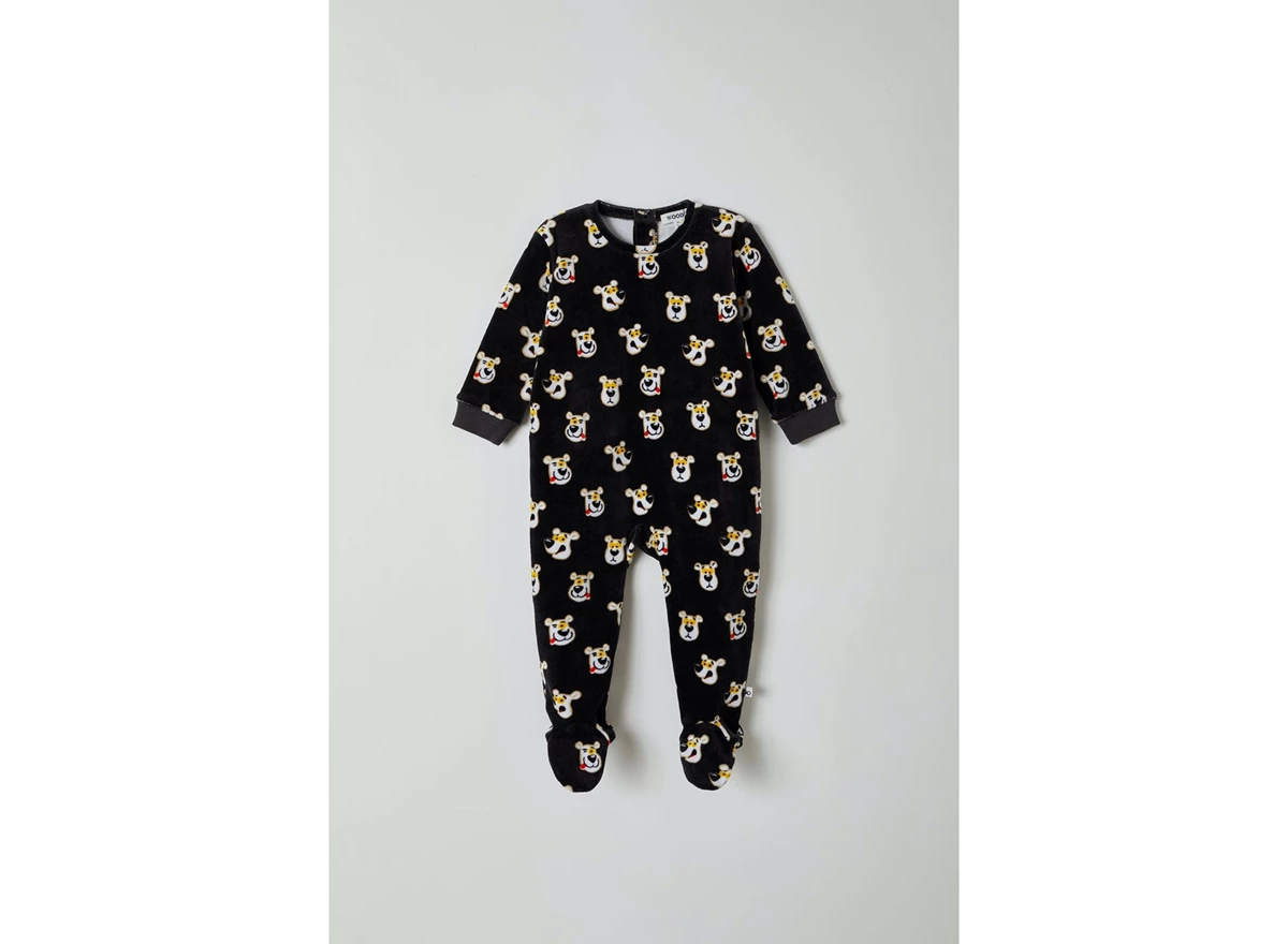 Romper-donkerbruin-ijsbeer-0m