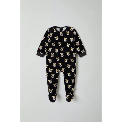 Romper-donkerbruin-ijsbeer-0m