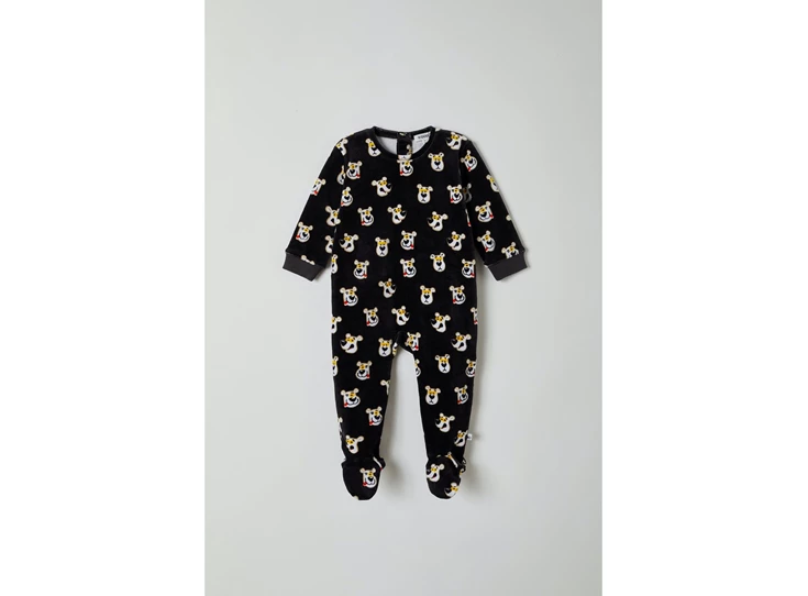 Romper-donkerbruin-ijsbeer-0m