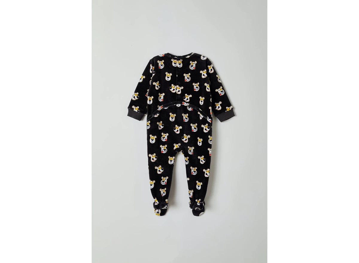 Romper-donkerbruin-ijsbeer-0m
