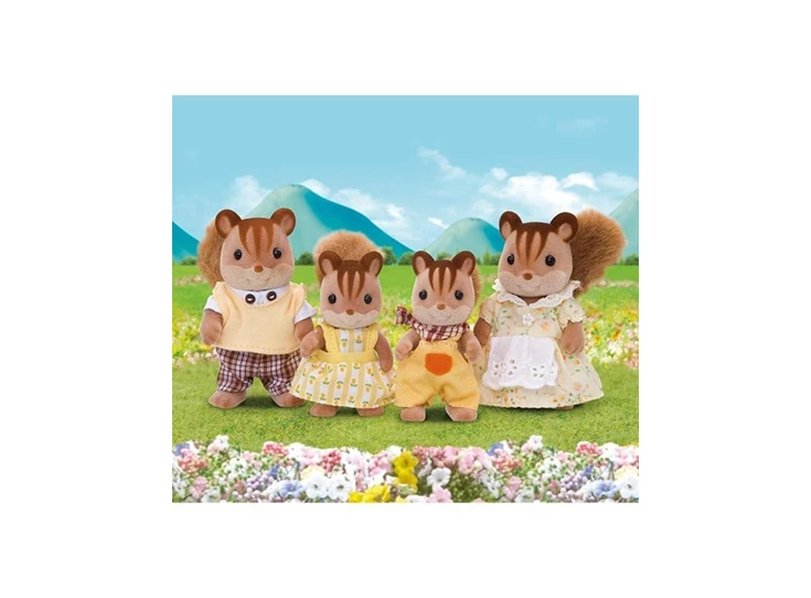 Roodharig-Eekhoorn-Familie