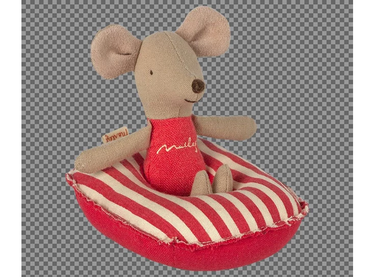 Rubberboot-Kleine-Muis-Rood