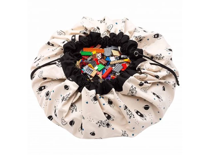 Ruimte-glow-in-the-dark-Speeltapijt-Opbergzak