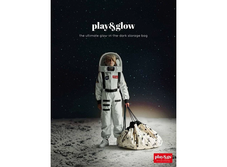 Ruimte-glow-in-the-dark-Speeltapijt-Opbergzak