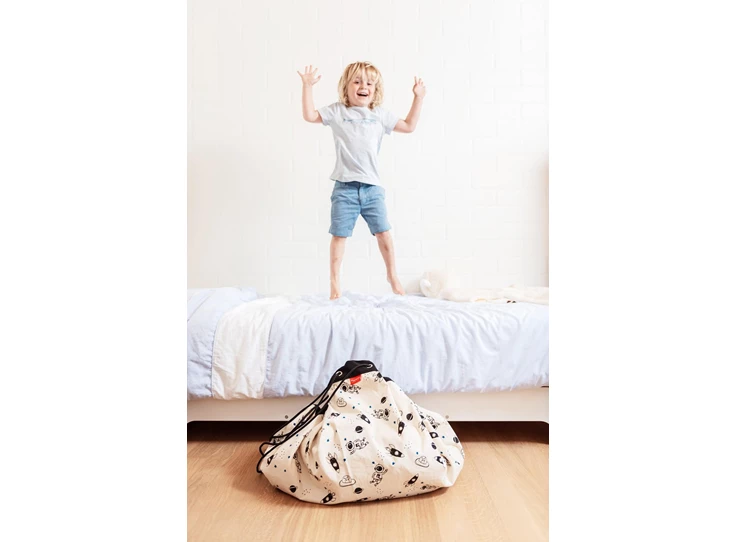 Ruimte-glow-in-the-dark-Speeltapijt-Opbergzak