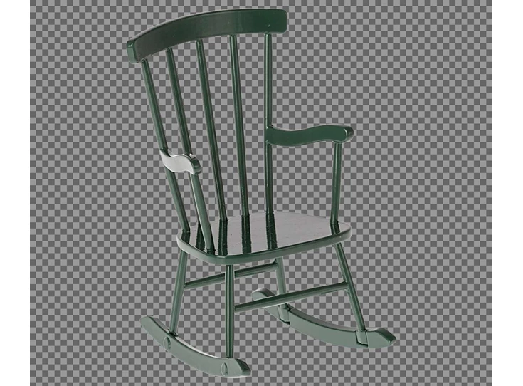 Schommelstoel-Muis-Donker-Groen