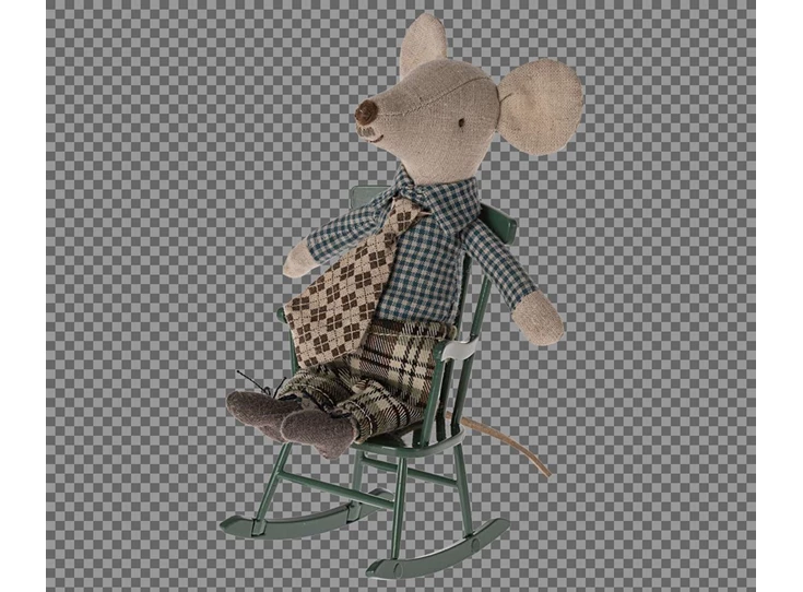 Schommelstoel-Muis-Donker-Groen