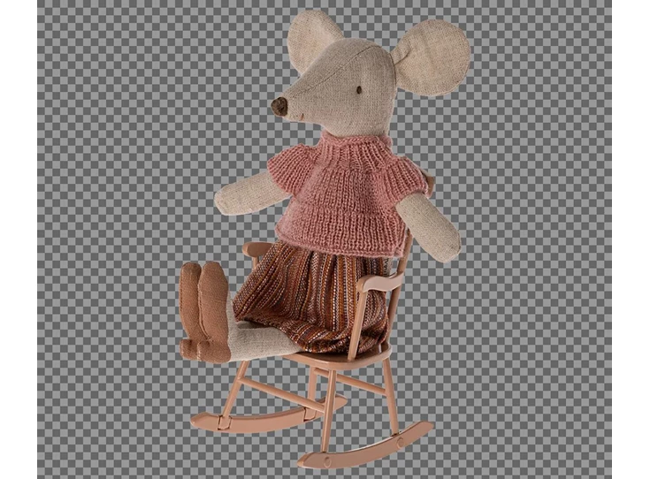 Schommelstoel-Muis-Donker-poederkleur