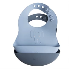 Silicone-bib-2-pack-Mrs-Elephant