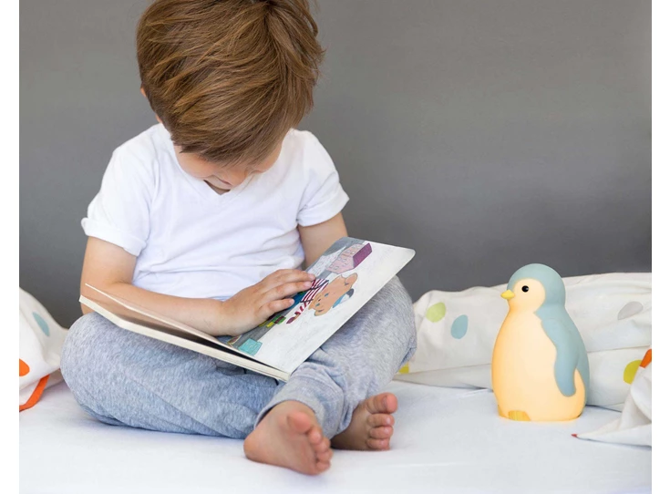 Slaaptrainer-Pinguin-Pam-Blauw