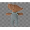 Slaperige-Wakkere-Baby-Muis-in-Matchbox-Blauw