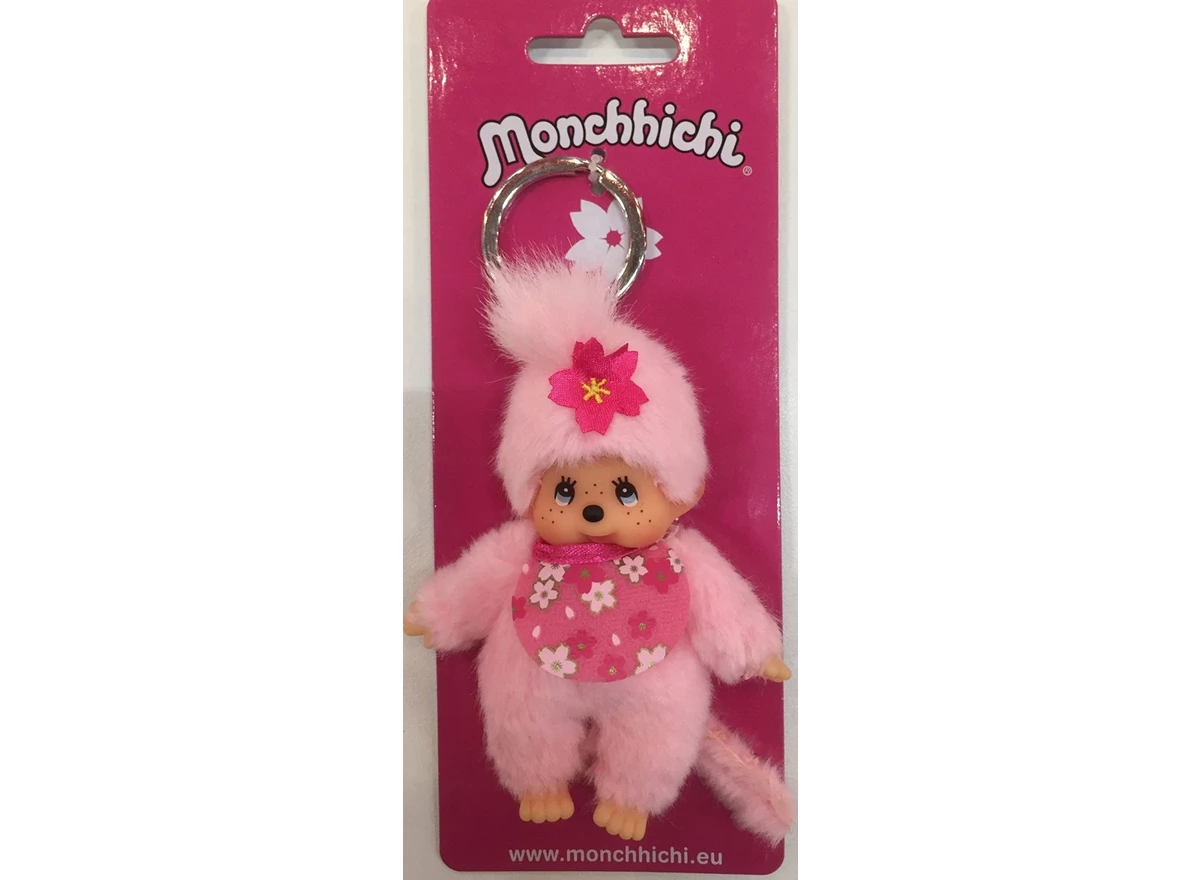 Sleutelhanger-10cm-Cherry-Blossom-Roze