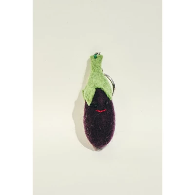 Sleutelhanger-Aubergine