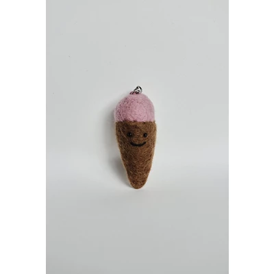 Sleutelhanger-Roze-ijsje