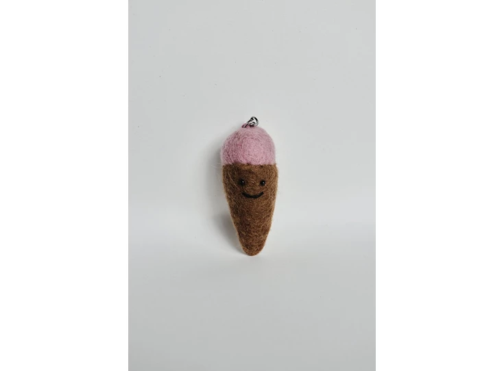 Sleutelhanger-Roze-ijsje