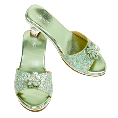 Slipper-hoge-hak-Pippa-mint-metallic-maat-24-25
