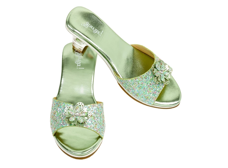 Slipper-hoge-hak-Pippa-mint-metallic-maat-24-25