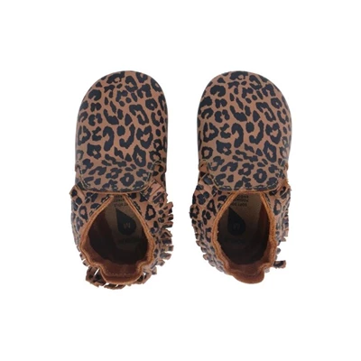 Slofjes-L-Caramel-Leopard-Print