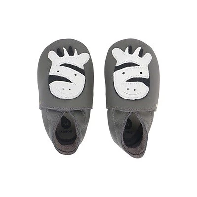 Slofjes-M-Zebra-Grey