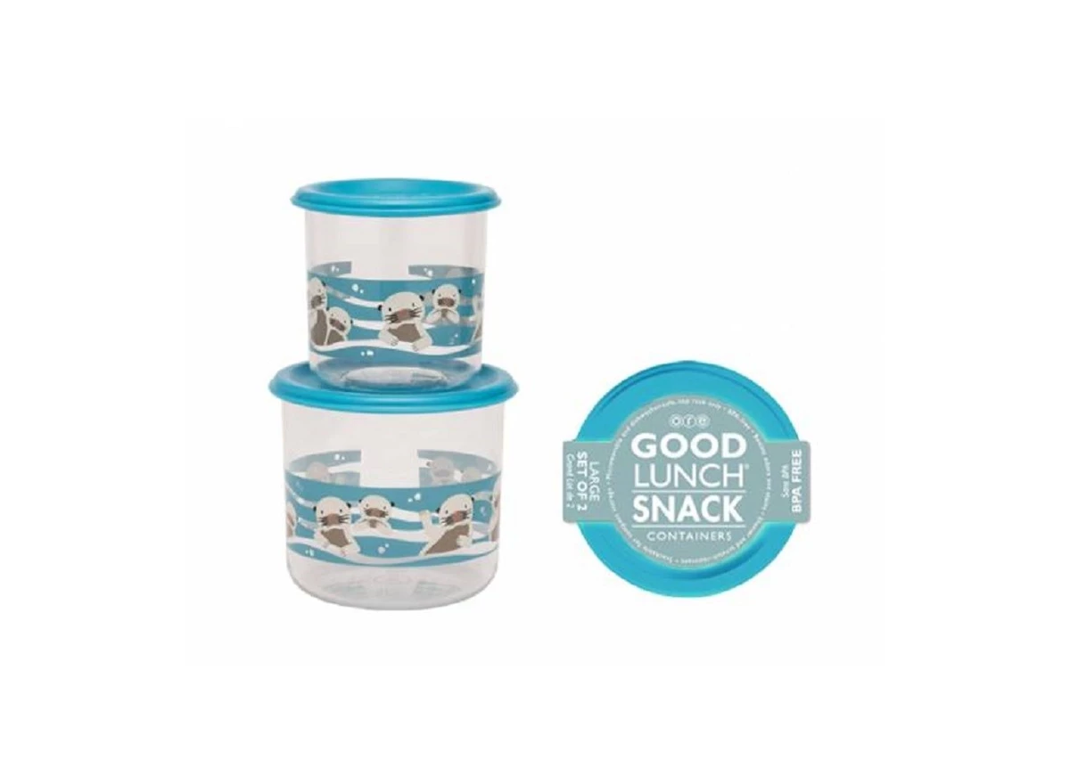 Snack-Container-set-of-2-LARGE-Baby-Otter