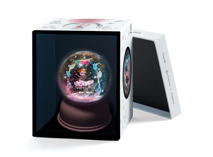 Sneeuwbal-Nachtlicht-Ballerina