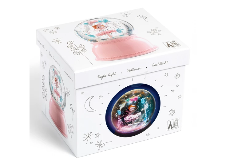 Sneeuwbal-Nachtlicht-Ballerina