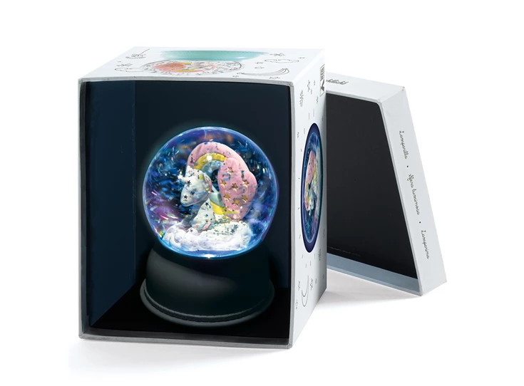 Sneeuwbal-Nachtlicht-Eenhoorn