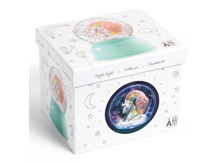 Sneeuwbal-Nachtlicht-Eenhoorn