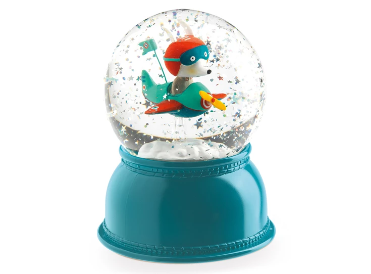 Sneeuwbal-Nachtlicht-Vliegtuig