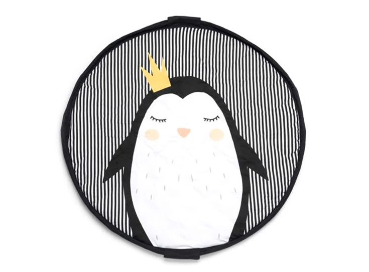 Soft-Pinguin-baby-Speelmat-Opbergzak