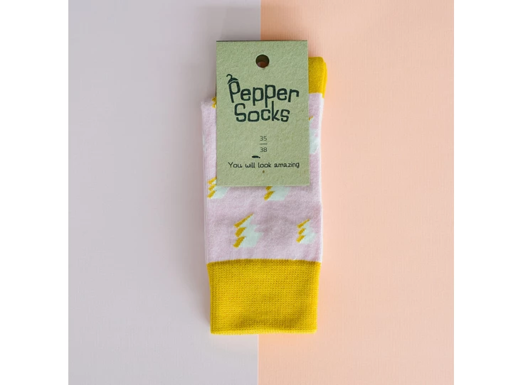 Sokken-Bliksem-Roze-30-34