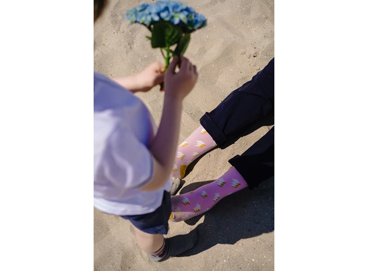 Sokken-Bliksem-Roze-35-38