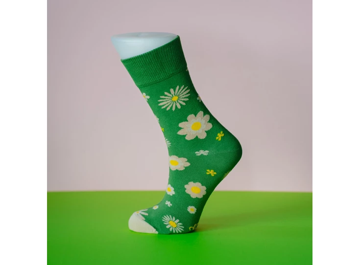 Sokken-Bloem-Groen-30-34