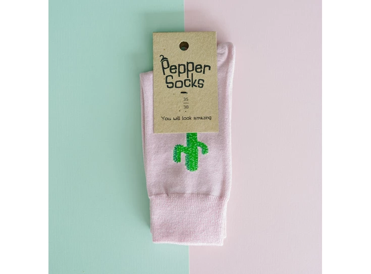 Sokken-Cactus-Paars-35-38