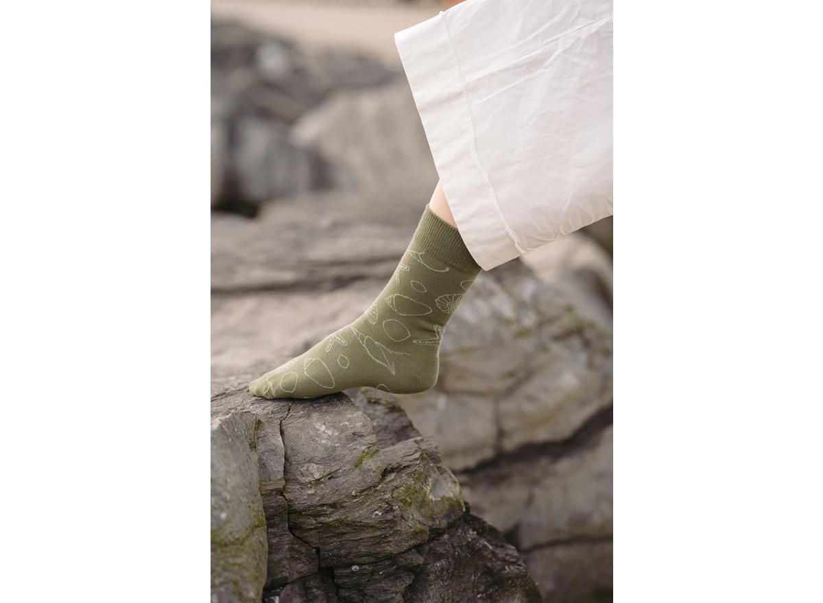 Sokken-Groen-Schelp-35-38