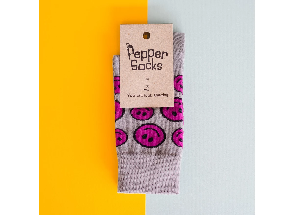 Sokken-Smiley-Blauw-30-34