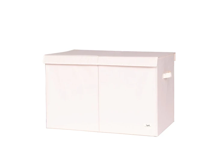 Speelgoedkist-Ecru-Effen