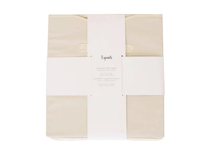 Speelgoedkist-Ecru-Effen